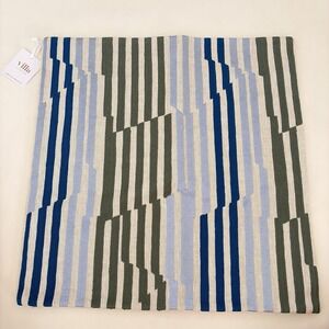 Villa Classic Home Maine Myrtle Green 22x22 Pillow Cover Pottery Barn Linen Blue